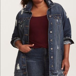 NWT Torrid Long Denim Jacket 2X